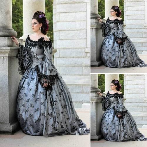 On sale SC-1234 Victorian Gothic/Civil War Southern Belle Ball Gown Dress Halloween Theater Edwardian dresses Sz US 6-26 XS-6XL