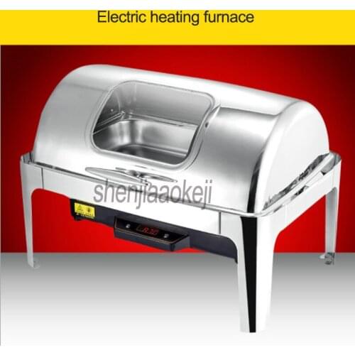 Commercial Electric heating furnace Stainless steel meal stove Hotel restaurant Single basin buffet stove 220v /110v 500w 1pc