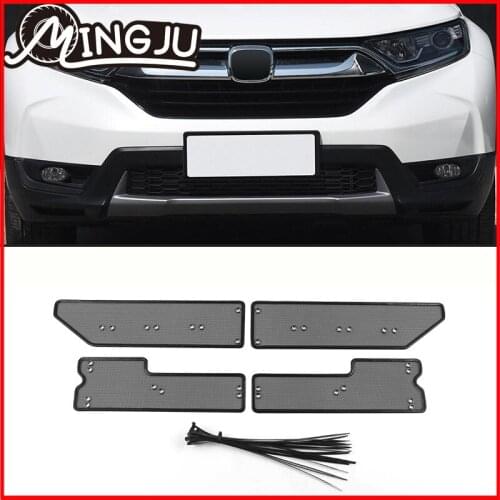 Car Stainless Insect Screening Mesh Front Grille Net Insert Net For Honda CRV 2017 2018 2019 2020 / 2021 Accessories