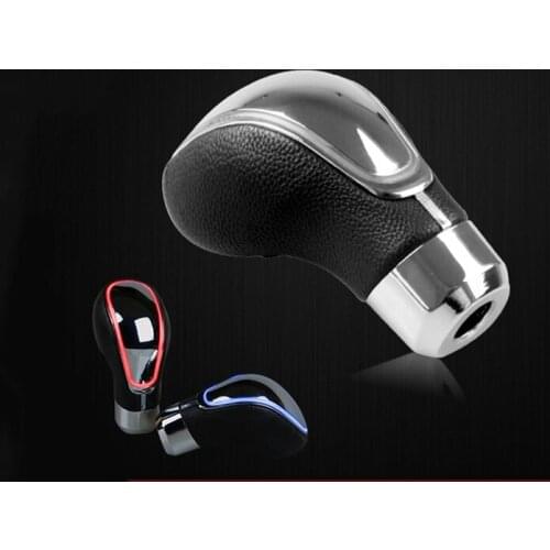Universal Car Gear Shift Knob Changeable Multi-Color LED Light Touch Activated Sensor Shifter Gear Knob Stick