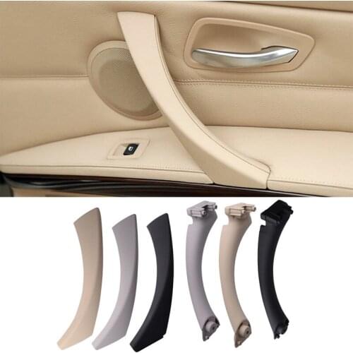 SPEEDWOW 1Pcs ABS Left Right Car Interior Door Panel Handles Pull Trim Cover Inner Door Armrest Panel For BMW E90 E91 3 Series