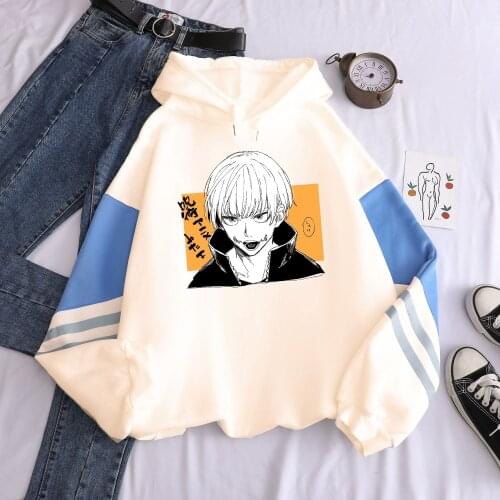 Japanese Anime Jujutsu Kaisen Toge Inumaki Manga Hoodies Women Men Harajuku Aesthetic 90s Sweatshirt Ulzzang Graphic Sweatshirts