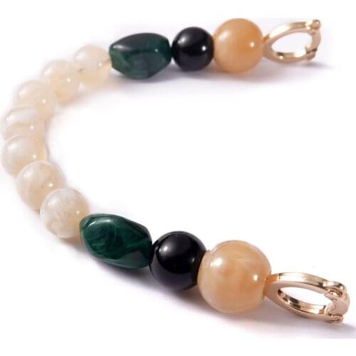 Fashion Gemstone 30cm Short Straps HandbagTote Bag Handle Bag Strap Replacement accessories for women tracolla per borsa STP235