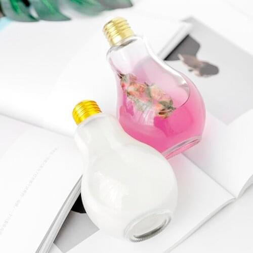 20pcs Net red creative plastic bottles 360ml ice coffee juice milk tea sealed cup brithday party favors beverage clear bottle