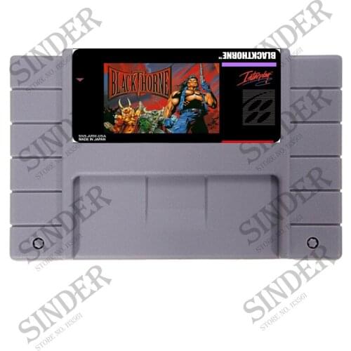 Baclthorne Good Quliaty Label 16 Bit Big Gray Game Card for NTSC Game Players