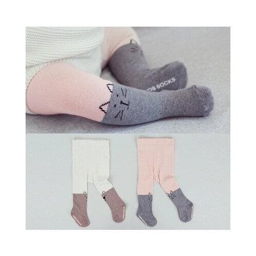 Children Tight new autumn Winter Thick warm Tights For Girls Pantyhose Cartoon Anti Slip baby Stocking For 0-4T