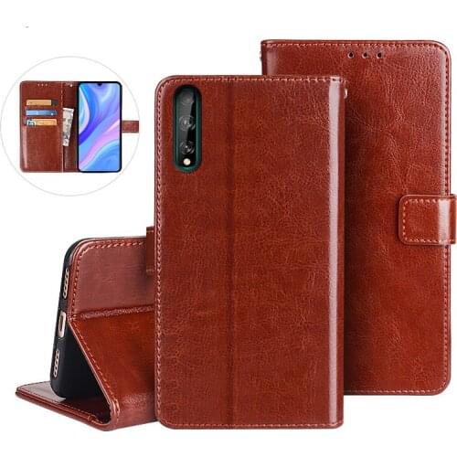For Huawei P Smart S 6.3 inch Leather Case on For Coque Huawei P Smart S Premium Magnetic Flip Wallet Cover Phone Cases Fundas