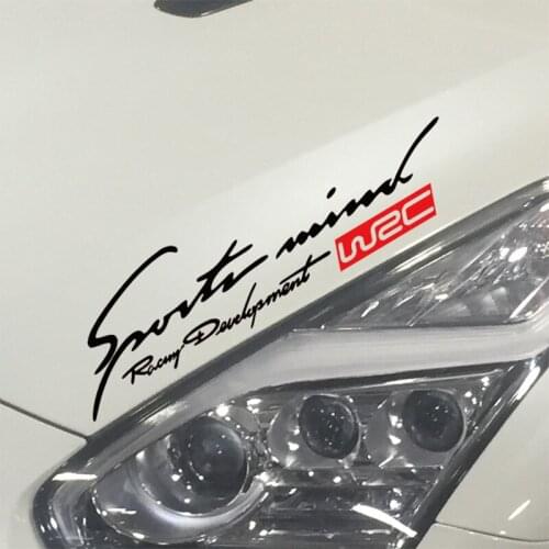 2 Pieces Customization WRC Stickers On Car Lamp Eyebrow Car-Styling For vw volkswagen renault mercedes car accessories