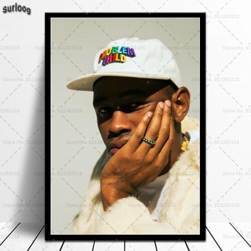 Wall Art Poster Tyler The Creator Hot Rapper Star Retro Pictures Prints Canvas Painting for Living Room Home Decor