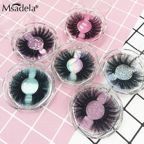 Mink Lashes Natural False Eyelashes Full Handmade Soft Wispy Reusable Extension Eyelashes maquiagem Cruelty Free