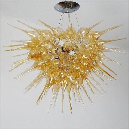 Wholesale Wedding Design Hand Blown Glass Chandelier Colorful Hand Blown Glass Chandelier
