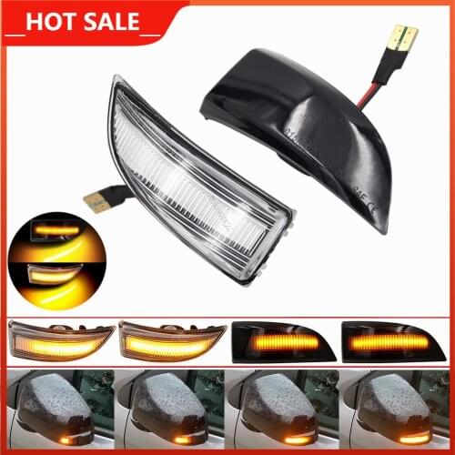 For Renault Megane MK3 LED Side Wing Rearview Mirror Indicator Blinker Light Dynamic Sequential Flashing Turn Signal Lights