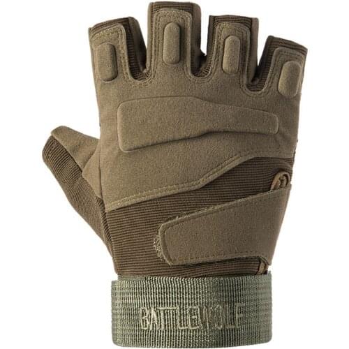 ZK40 Outdoor Tactical Gloves Hiking Gloves Sport Gloves Half Finger Type Military Men Combat Gloves Shooting Hunting Gloves