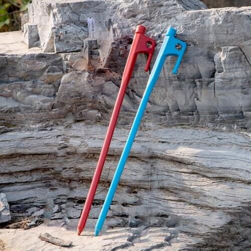 Ground Spike Outdoor High Strength Tent Nail Peg Bold Ground Spike Camping Tent Nail Stakes for Camping