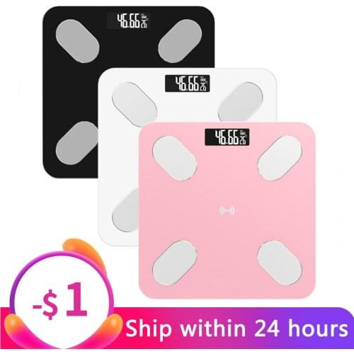 Body Fat Scale Floor Scientific Smart Electronic LED Digital Weight Bathroom Scales Balance Bluetooth APP Android IOS Hot sale