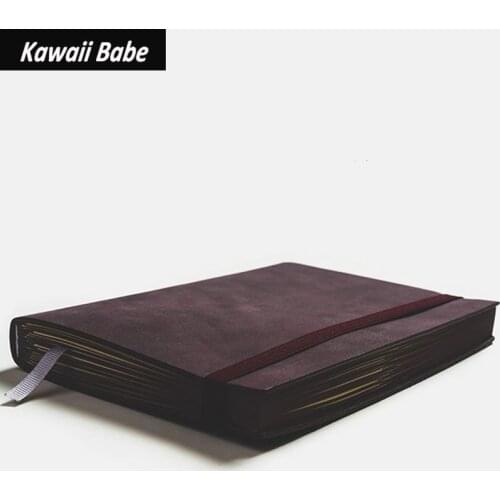 Notebooks Journals Notepad Agenda Planner School Office Stationery Supplies Vintage Thick Paper Leather Diary Budget Book