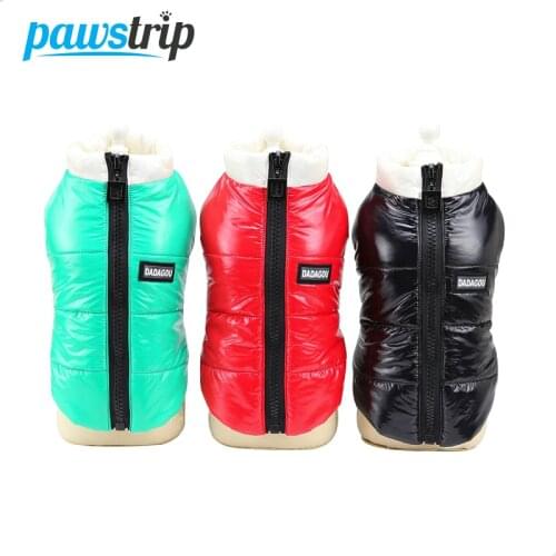 Winter Pet Dog Coat Cotton Warm Small Dogs Clothes Puppy Jacket for Teddy Chihuahua Soft Pet Vest for Dog Cat ropa para perro