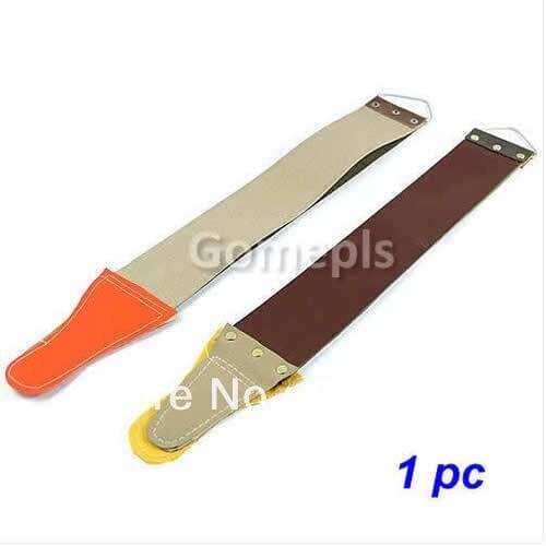 1pcs Canvas Leather Sharpening Strop for Barber Open Straight Razor Sharpening Shave