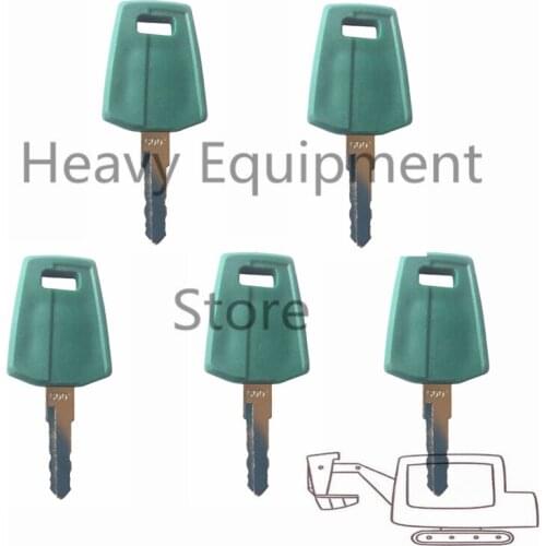 5Pcs Ignition key For Volvo F series Wheel Loader Excavator C001 11444208 Free Shipping