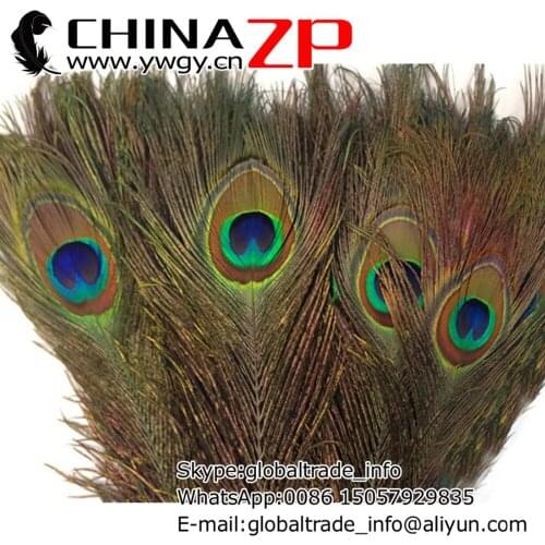 Free shipping FEDEX/DHL 500pcs/lot Length 100-110cm Eye-Width3-5cm Beautiful Natural Peacok Tail Feathers