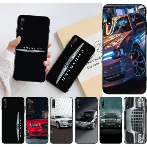 CUTEWANAN fashion racing car Chrysler Black TPU Soft Phone Case for Huawei Honor 30 20 10 9 8 8x 8c v30 Lite view pro