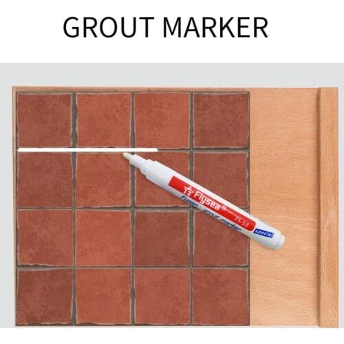 Color Pen White Tile Refill Grout Pen Tile Gap Repair Paint Mouldproof Porcelain Agents Bathroom Wall Cleaner Filling Water M8G9