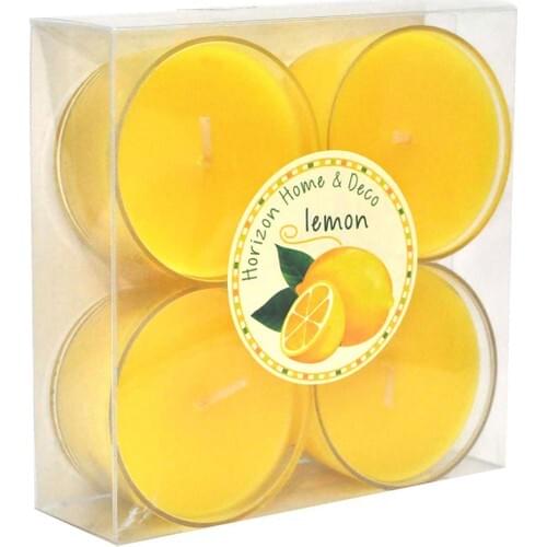 Horizon Candle Capsule Candle Lemon Scented 4'lü 5460