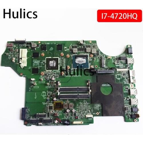 Hulics Original FOR MSI GE62 PE702QD Laptop Motherboard MS-16J21 MS-16J2 DDR3 SR1Q8 i7-4720HQ N16P-GX-A2 main BOARD