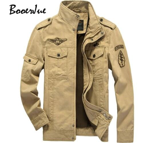 Plus Velvet Cotton Military Jacket Men Soldier MA-1 Style Army Jackets Male Brand Clothing Mens Bomber Jackets Plus Size M-6XL