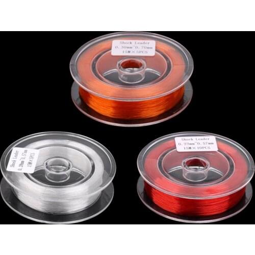 5/10 Strands Fly Line Backing Line Braided Fly Fishing Sinking Line 20lb Shock Leader Line 16yards