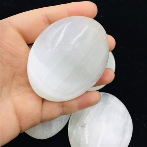 Natural Selenite Lamp Carved Pyramid Tower Healing Crystal Wand Heart Palm Stone Wicca Decor Point White Plate Gift xyw