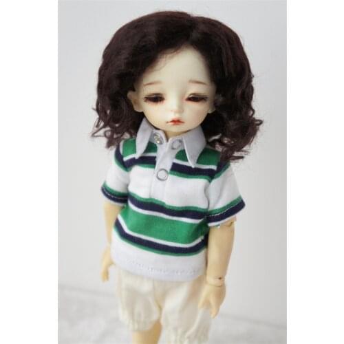 JD039 MSD lovely curly doll wig 1/4 Mohair BJD wigs Jerryberry doll accessories Resin doll Collection doll wigs