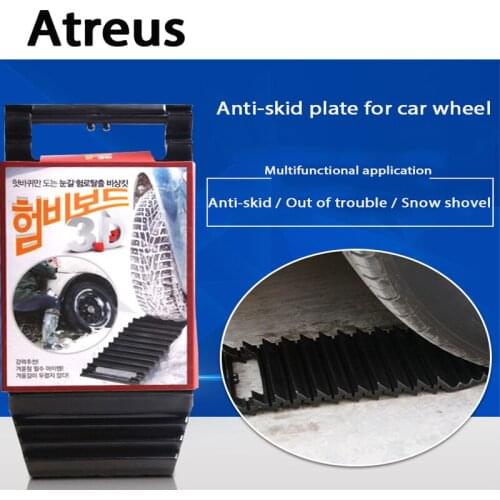 Atreus Car Snow Tire Anti-skid Chains Wheel Tires Mat Tools For Nissan qashqai Citroen c4 c5 c3 Chevrolet cruze aveo Peugeot 307