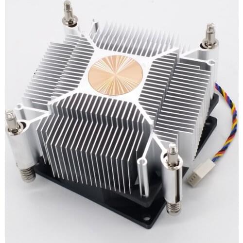 Copper core CPU radiator 1366 2011 dual-way server motherboard X99 X79 X299 CPU fan mute