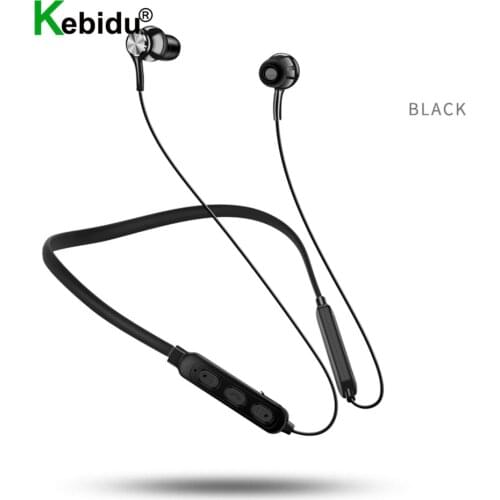 Sports Waterproof Bluetooth Headset Neckband Magnetic Wireless Earphones Stereo Earbuds Music Headphones for Mobile Phone
