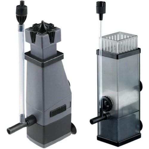 SUNSUN Aquarium Oil Film Remover Mini Water Protein Surface Skimmer Filter for Fish Tank Add Oxygen Adjustable Air Water Flow