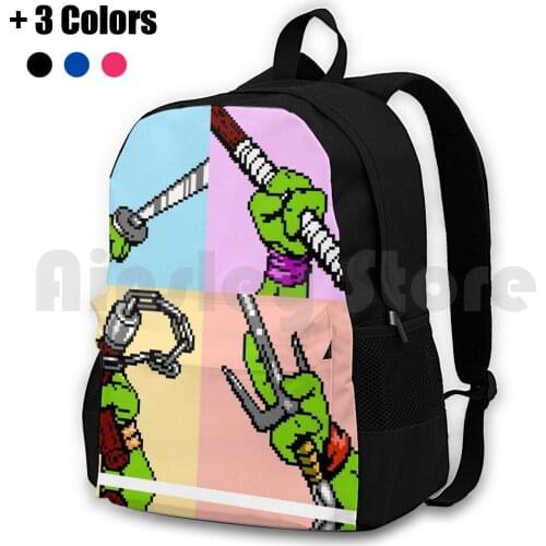 Outdoor Hiking Backpack Waterproof Camping Travel Video Games Pixelart Pixel Art Sprite Sprites Retro Classic Vintage Game