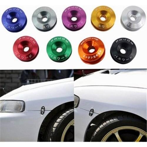 Universal Car Front Rear Bumper Hatch Fixing Buckle Nuts Bolts Detachable Replacement Parts Reinforced Surrounding Pad Screws