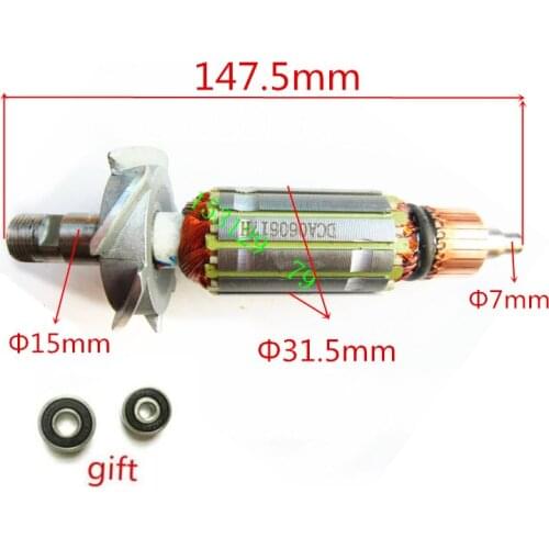 AC 220-240V Armature Motor Rotor Replacement for MAKITA 3701 N3701 rotor Electric Trimmer