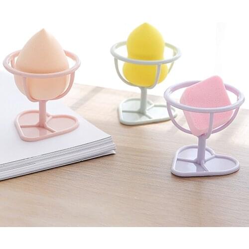 1PC Makeup Puff Rack Sponge Holder Beauty Makeup Powder Puff Storage Rack Sponge Heart Shaped Base Drying Stand Holder Dropship