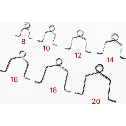 8 10 12 14 16 18 20mm width Lighting Crystal Pendant hooker connector square steel decoration DIY hanging center inserting