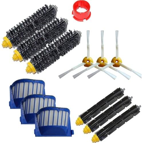 Accessories Replacement Side Brush Filters Roller Vacuum Cleaner Replacement Parts Main Brush for IRobot Roomba Vacuum