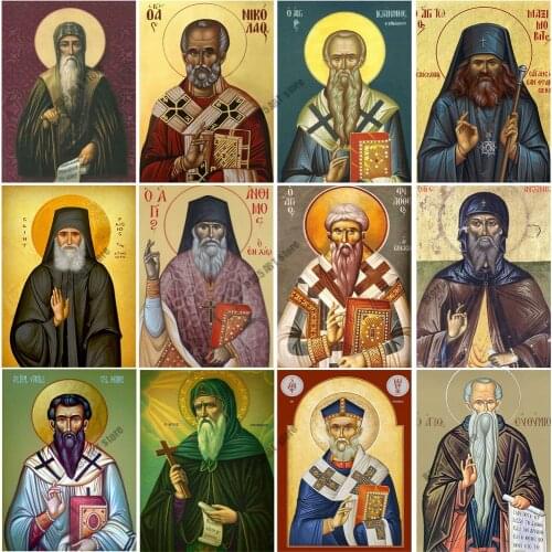 Diamond Embroidery Full Orthodox Church Patriarch Religion DiY Diamond Painting Cross Stitch Kits Mosaic Room Decoration Art