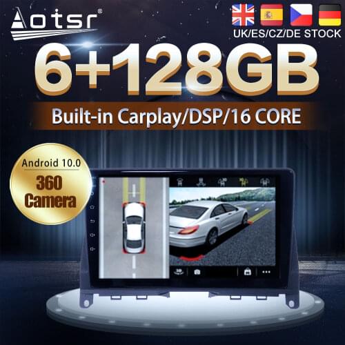 Android 10 For Mercedes Benz C Class 3 W204 S204 2006 - 2011 Car CD GPS Navigation Auto Radio Stereo Multimedia Player HeadUnit