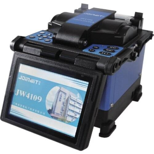 English version 5 inch Fast Splicing 9S Automatic FTTH Optical Fiber Fusion Splicer JW4109 Fusionadora de Fibra Optica Machine