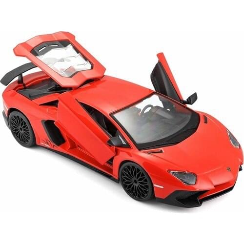 Burago 1/24 Scale Lamborghini Aventador Sv Coupe Model Car