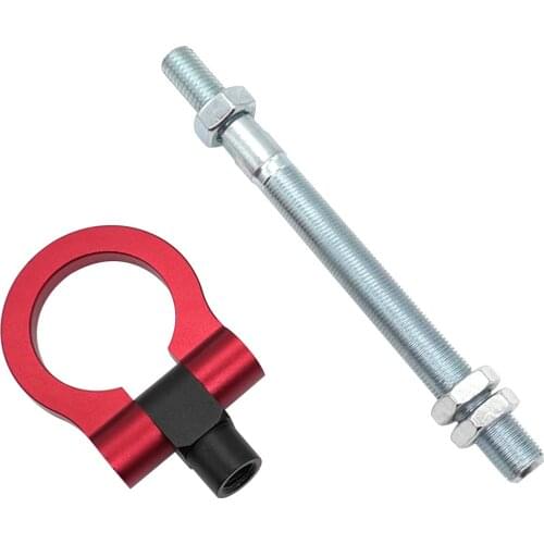 Car Styling Trailer Hooks Car Auto Rear Front Trailer Simulation Racing Ring Vehicle Towing Hook for Subaru BRZ XH-6203-RD