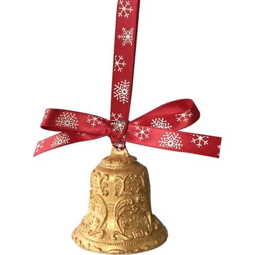 Christmas bells Mould Aroma Candle Gypsum Mold Decoration Candle Mould Mousse Baking Mould DIY Silicone Mould 45a