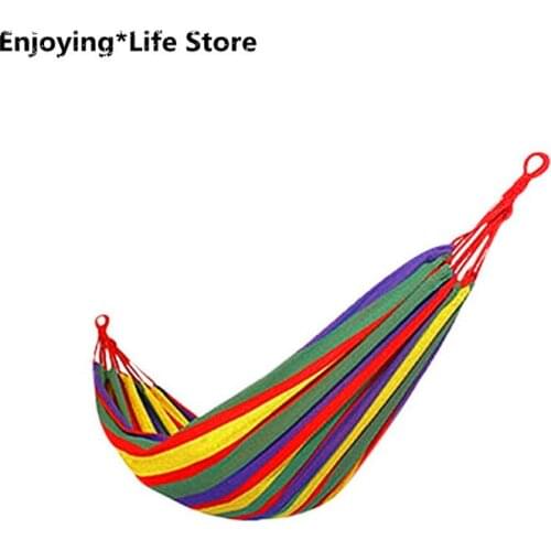 Outdoor Leisure Hammock Hammock Single Double Thick Canvas Adult Children Camping Swing