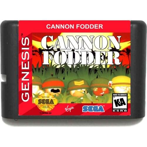 Cannon Fooder 16 bit MD Game Card For Sega Mega Drive For Genesis